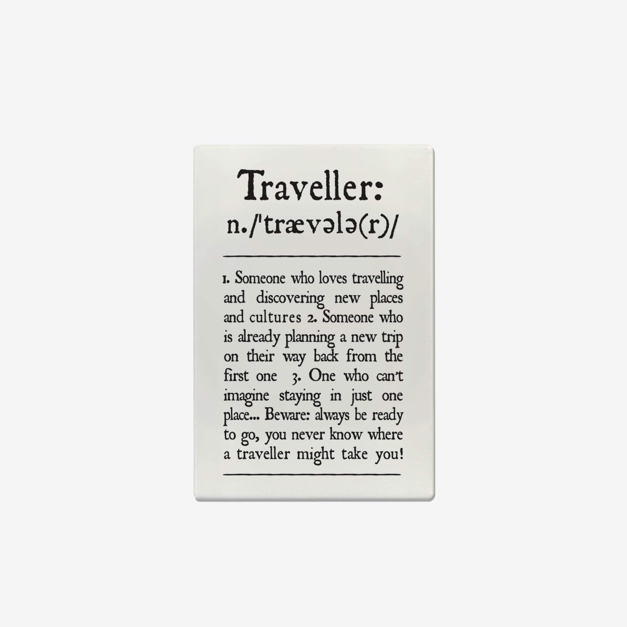 Traveller - Aimant 5,5 x 8 cm Legami
